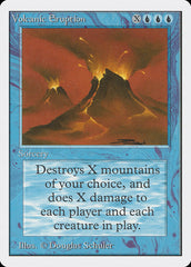 Erupção Vulcânica / Volcanic Eruption - Magic: The Gathering - MoxLand