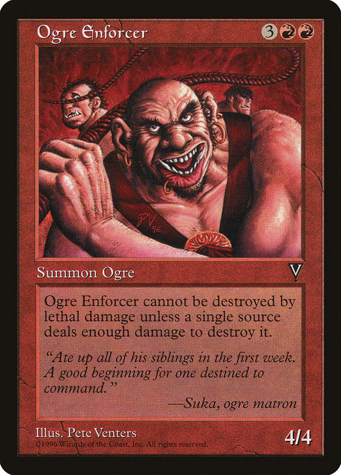 Feitor Ogre / Ogre Enforcer - Magic: The Gathering - MoxLand