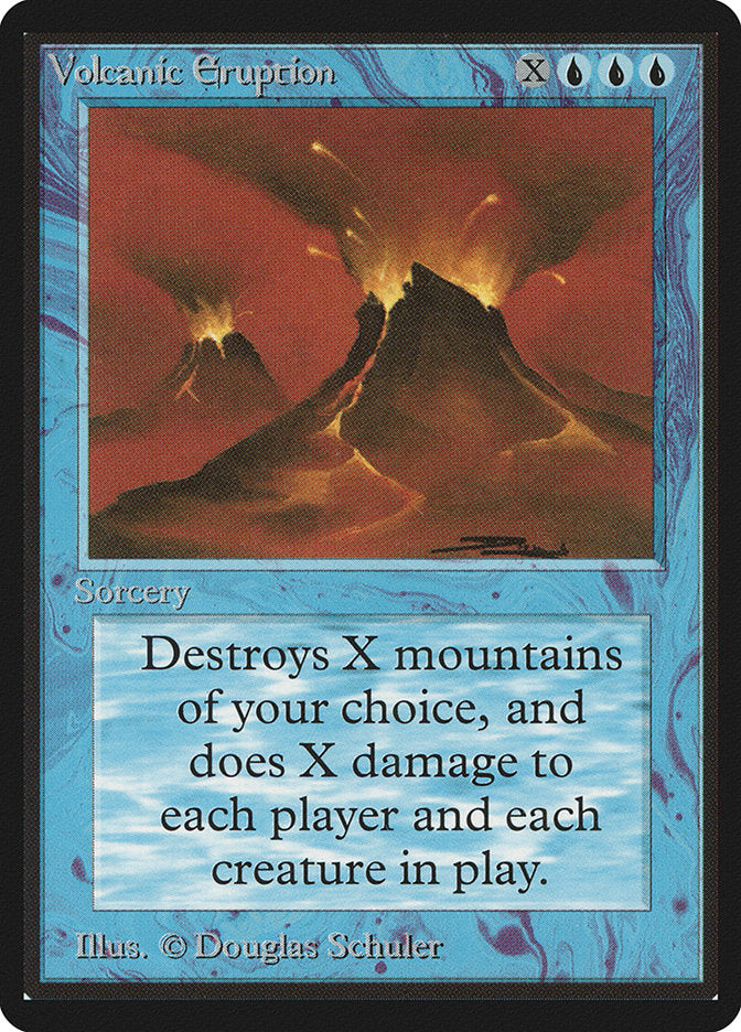 Erupção Vulcânica / Volcanic Eruption - Magic: The Gathering - MoxLand