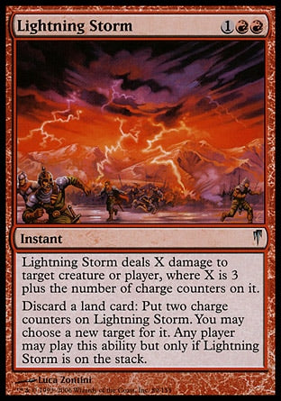 Tempestade Relampejante / Lightning Storm - Magic: The Gathering - MoxLand