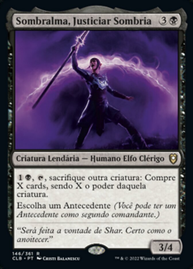 Sombralma, Justiciar Sombria / Shadowheart, Dark Justiciar - Magic: The Gathering - MoxLand