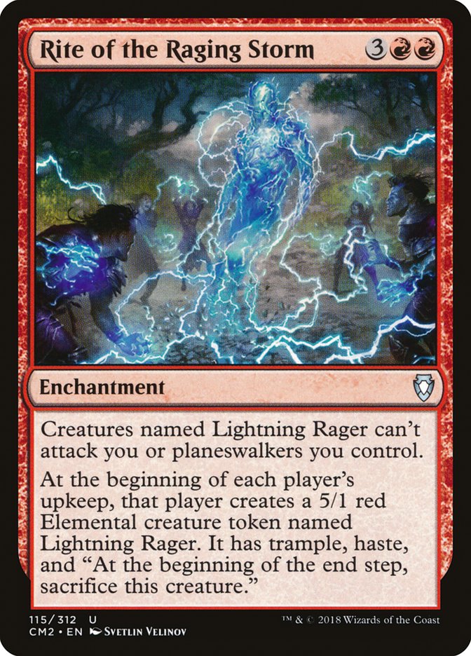 Rite of the Raging Storm / Rite of the Raging Storm - Magic: The Gathering - MoxLand