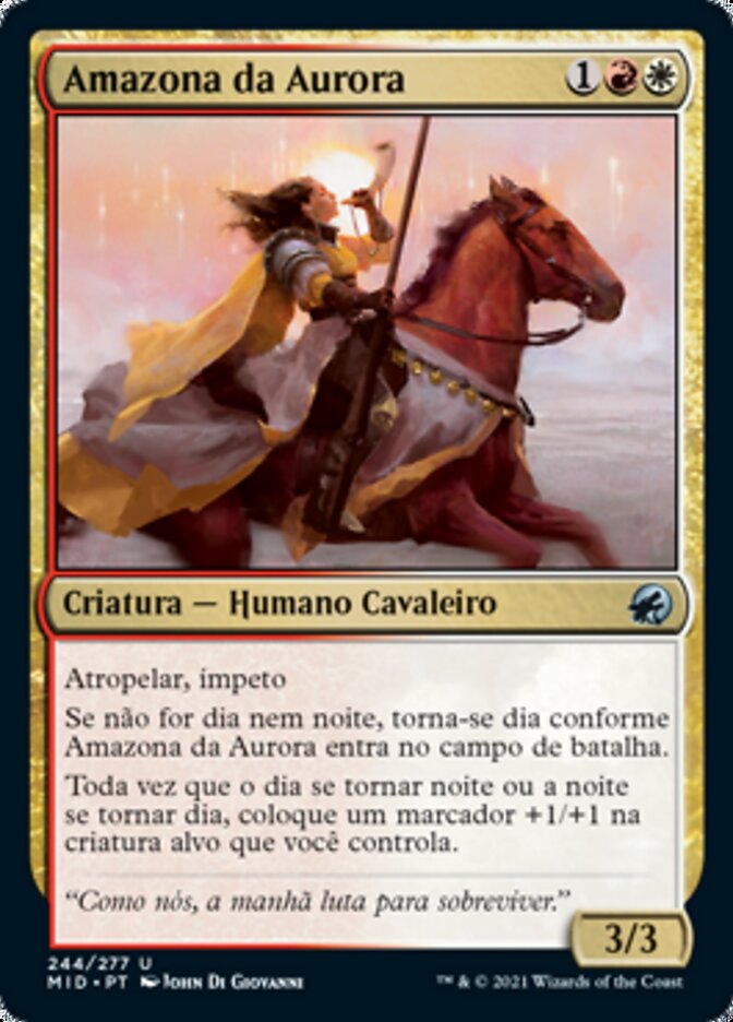 Amazona da Aurora / Sunrise Cavalier - Magic: The Gathering - MoxLand