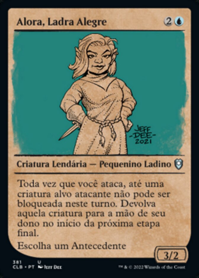 Alora, Ladra Alegre / Alora, Merry Thief - Magic: The Gathering - MoxLand