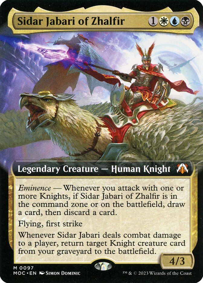 Sidar Jabari de Zhalfir / Sidar Jabari of Zhalfir - Magic: The Gathering - MoxLand