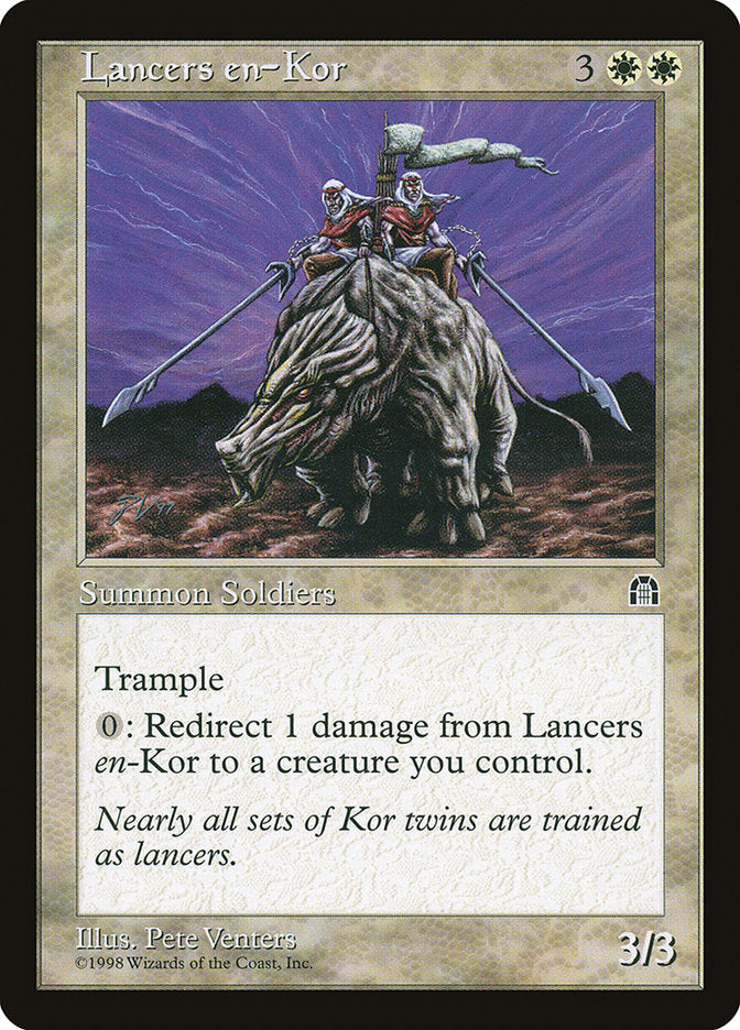 Lanceiros en-Kor / Lancers en-Kor - Magic: The Gathering - MoxLand