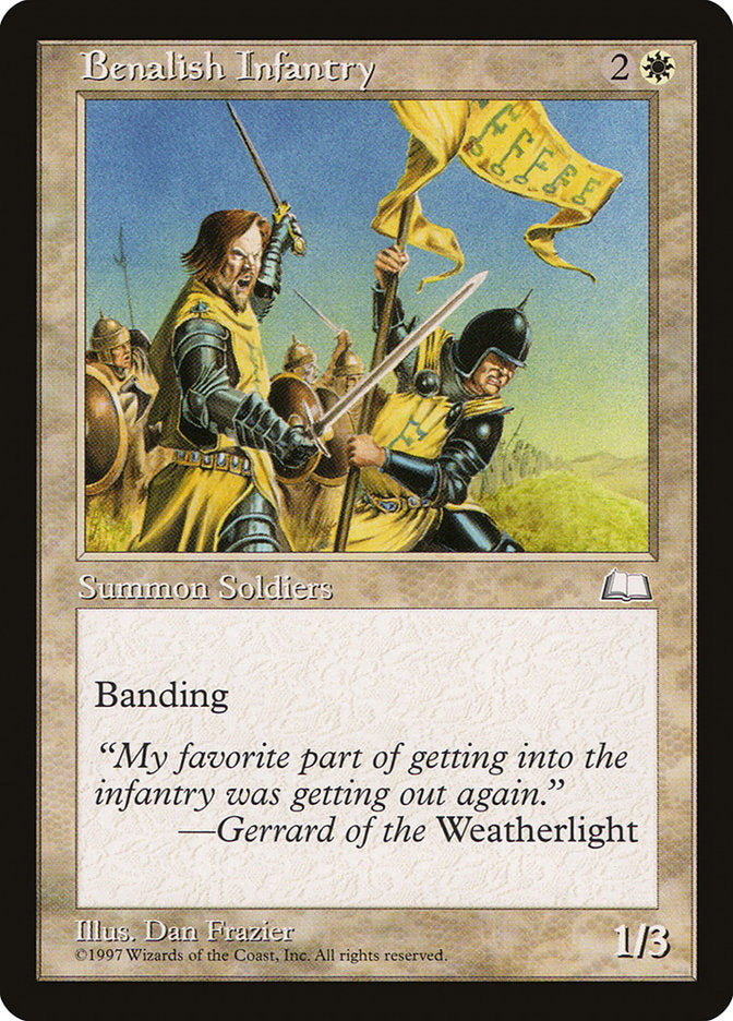 Infantaria de Benália / Benalish Infantry - Magic: The Gathering - MoxLand