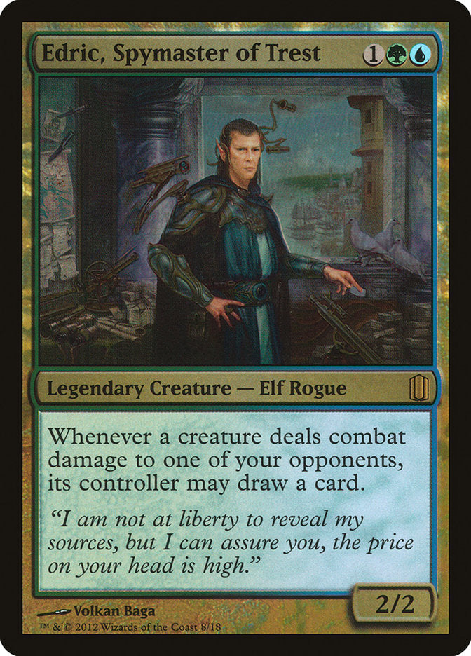 Edric, Espião-mestre de Trest / Edric, Spymaster of Trest - Magic: The Gathering - MoxLand