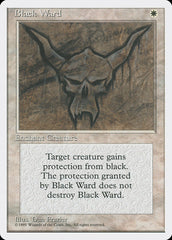 Defesa Preta / Black Ward - Magic: The Gathering - MoxLand