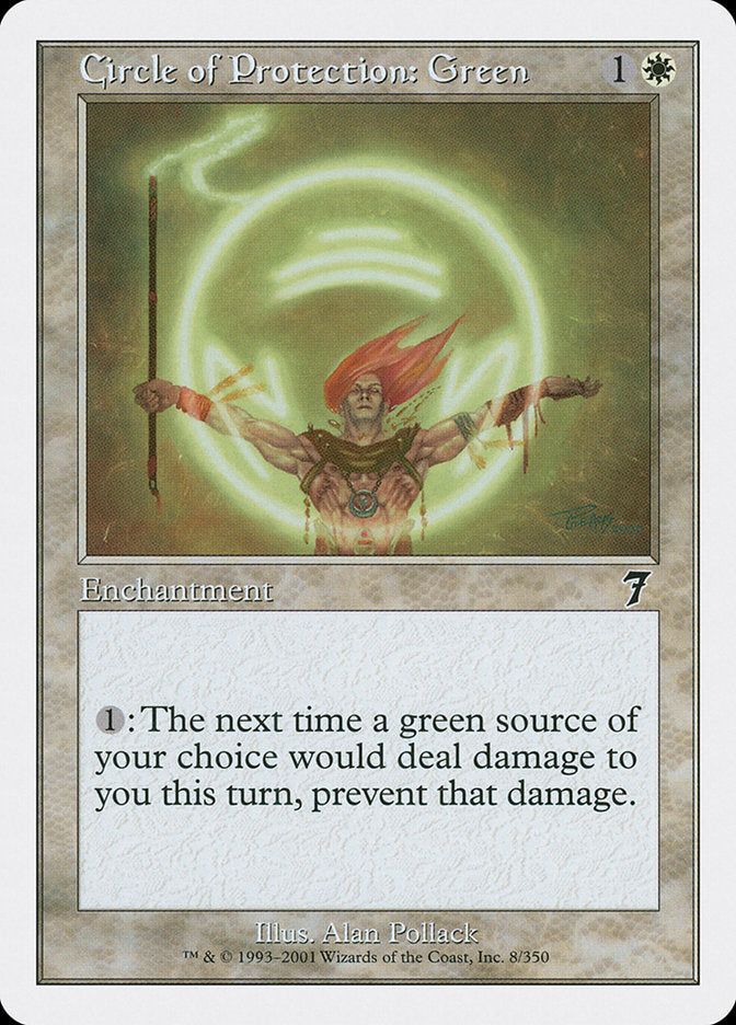 Círculo de Proteção: Verde / Circle of Protection: Green - Magic: The Gathering - MoxLand