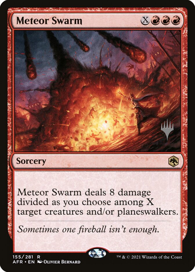 Chuva de Meteoros / Meteor Swarm - Magic: The Gathering - MoxLand