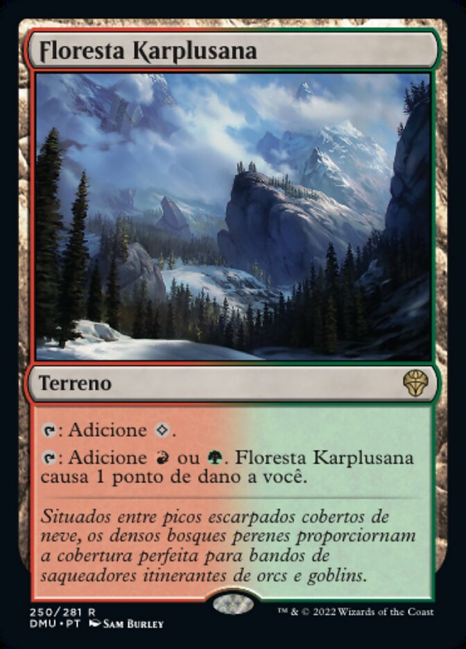 Floresta Karplusana / Karplusan Forest - Magic: The Gathering - MoxLand