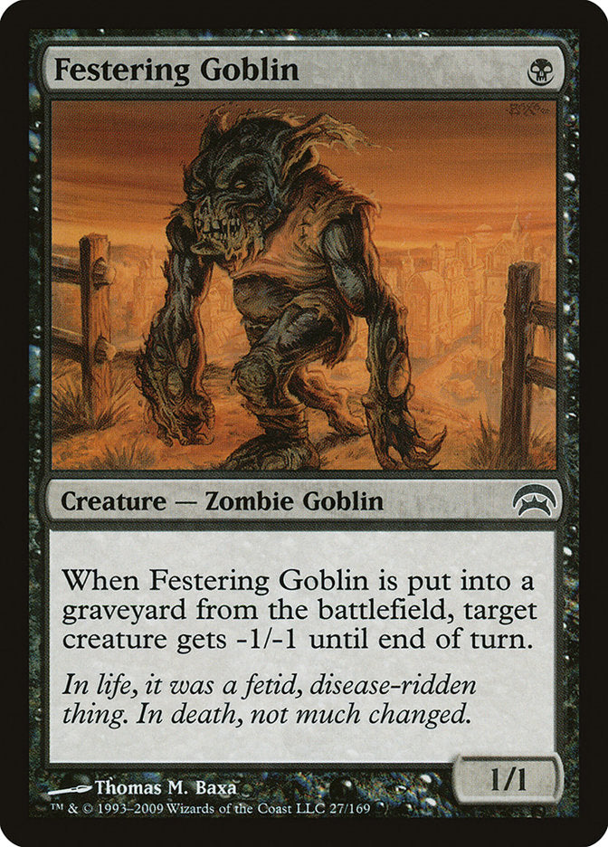 Goblin Apodrecido / Festering Goblin - Magic: The Gathering - MoxLand