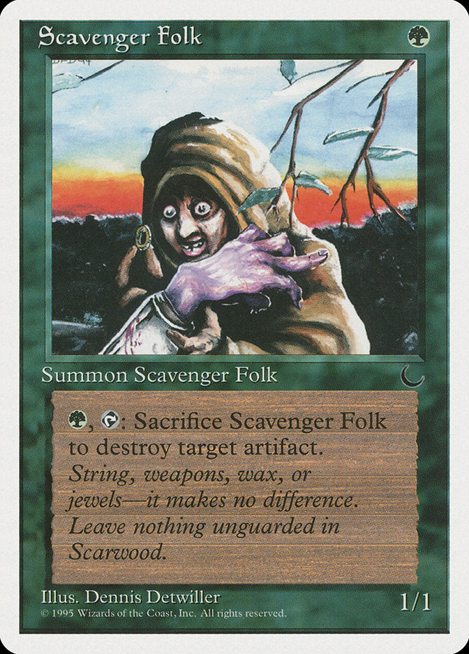 Povo Escamotador / Scavenger Folk - Magic: The Gathering - MoxLand