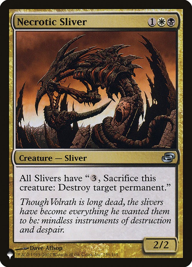 Fractius Necrótico / Necrotic Sliver - Magic: The Gathering - MoxLand