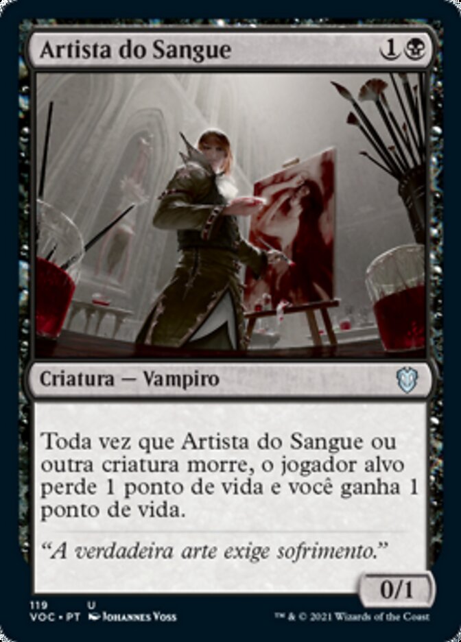 Artista do Sangue / Blood Artist - Magic: The Gathering - MoxLand