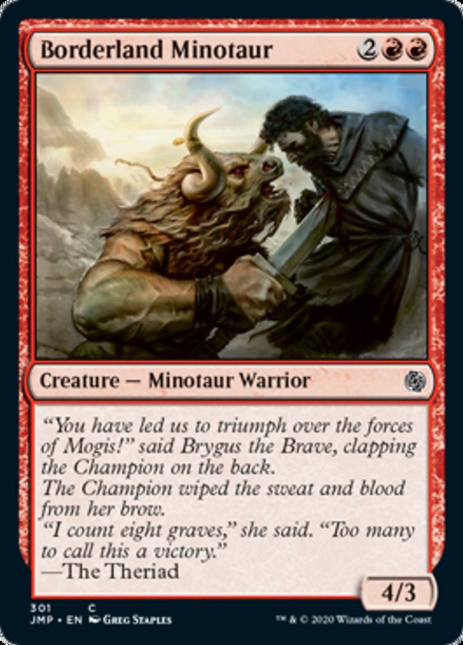 Minotauro da Fronteira / Borderland Minotaur - Magic: The Gathering - MoxLand