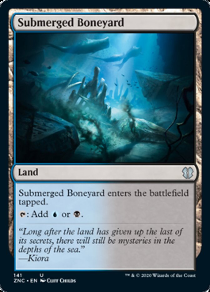 Ossário Submerso / Submerged Boneyard - Magic: The Gathering - MoxLand