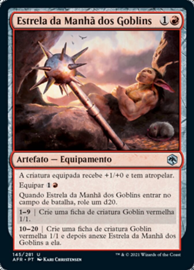 Estrela da Manhã dos Goblins / Goblin Morningstar - Magic: The Gathering - MoxLand