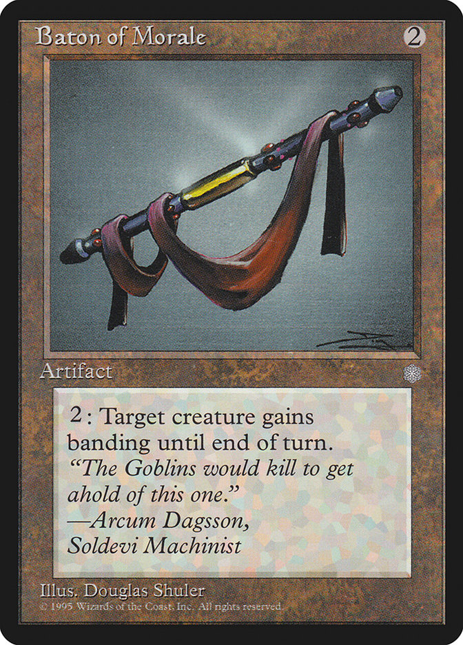 Bastão de Incentivo Moral / Baton of Morale - Magic: The Gathering - MoxLand