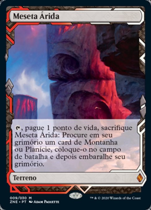 Meseta Árida / Arid Mesa - Magic: The Gathering - MoxLand