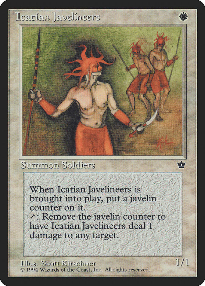 Zagaieiros Icatianos / Icatian Javelineers - Magic: The Gathering - MoxLand