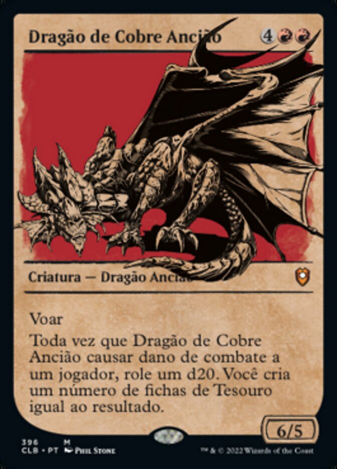 Dragão de Cobre Ancião / Ancient Copper Dragon - Magic: The Gathering - MoxLand