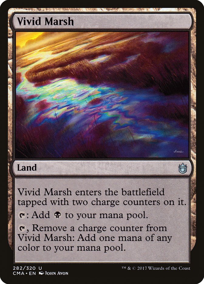 Pântano Vívido / Vivid Marsh - Magic: The Gathering - MoxLand