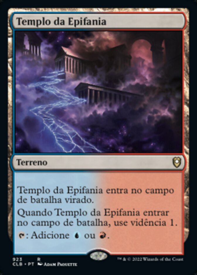 Templo da Epifania / Temple of Epiphany - Magic: The Gathering - MoxLand