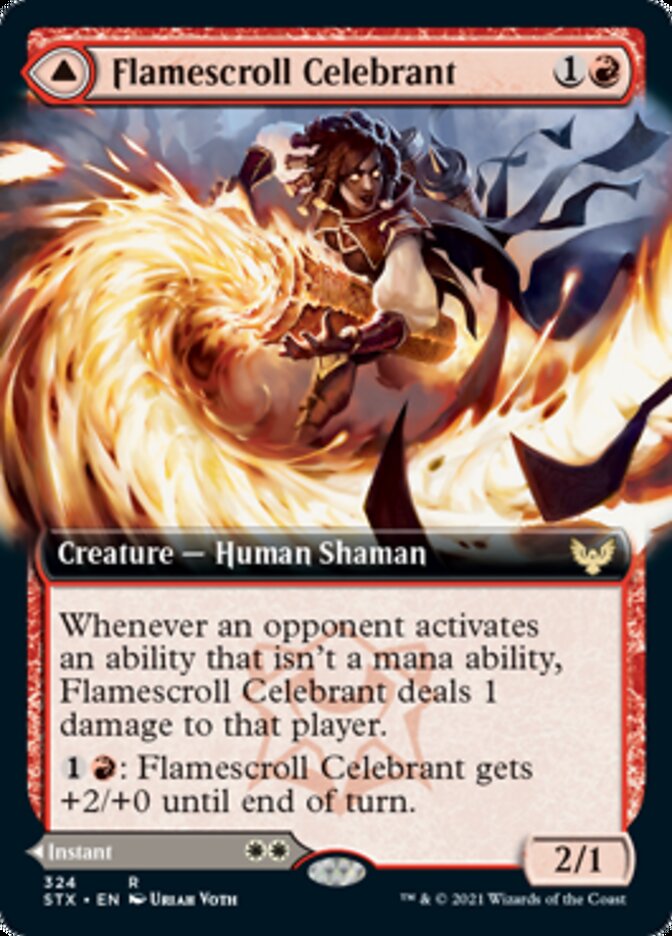 Celebrante do Fogaminho / Flamescroll Celebrant - Magic: The Gathering - MoxLand