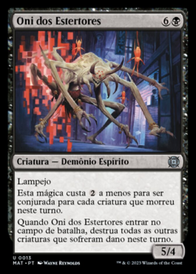 Oni dos Estertores / Death-Rattle Oni - Magic: The Gathering - MoxLand