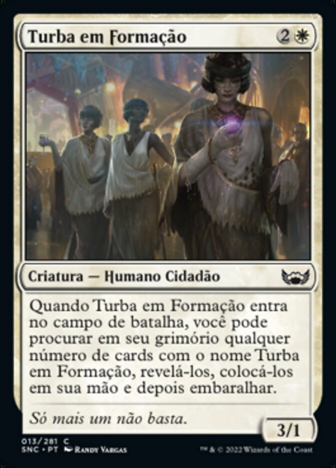 Turba em Formação / Gathering Throng - Magic: The Gathering - MoxLand