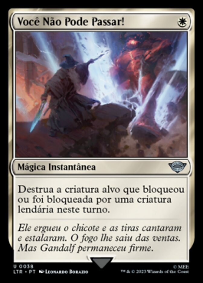 Você Não Pode Passar! / You Cannot Pass! - Magic: The Gathering - MoxLand