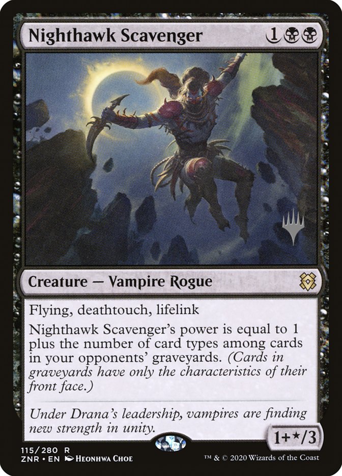 Necrófago Falcão da Noite / Nighthawk Scavenger - Magic: The Gathering - MoxLand