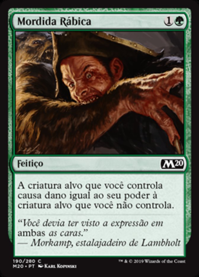 Mordida Rábica / Rabid Bite - Magic: The Gathering - MoxLand