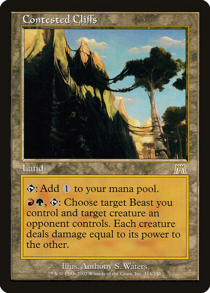 Penhascos Disputados / Contested Cliffs - Magic: The Gathering - MoxLand