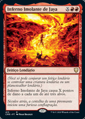 Inferno Imolante de Jaya / Jaya's Immolating Inferno - Magic: The Gathering - MoxLand