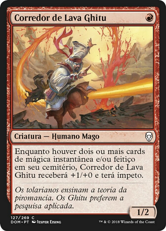 Corredor de Lava Ghitu / Ghitu Lavarunner - Magic: The Gathering - MoxLand