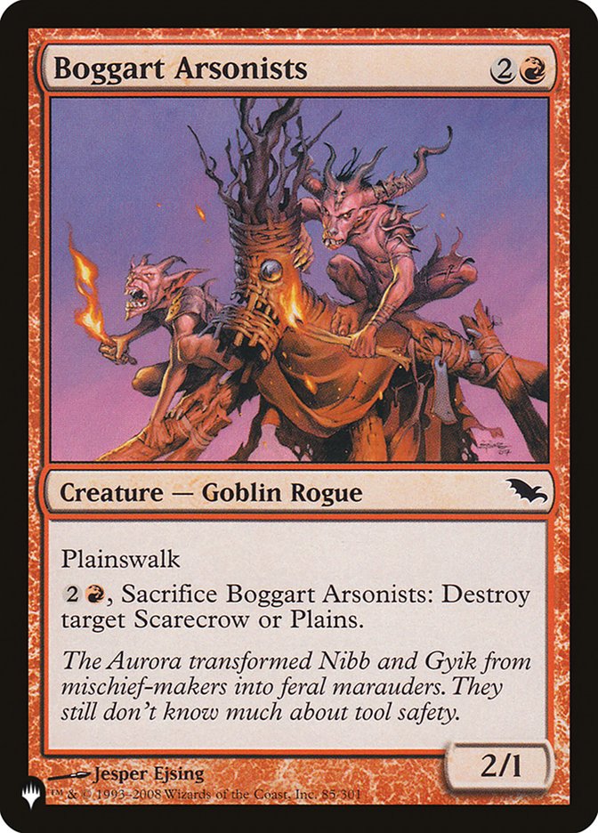 Pirômanos Papões / Boggart Arsonists - Magic: The Gathering - MoxLand