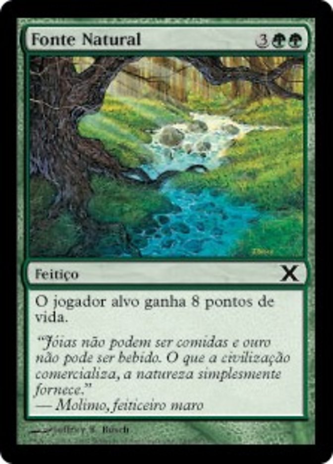 Fonte Natural / Natural Spring - Magic: The Gathering - MoxLand