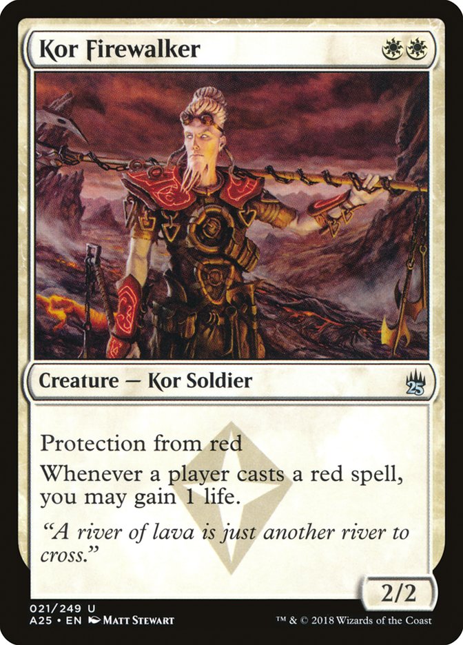 Andarilho do Fogo Kor / Kor Firewalker - Magic: The Gathering - MoxLand