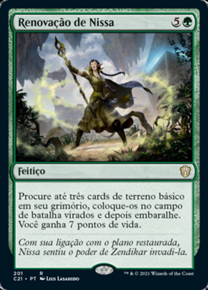 Renovação de Nissa / Nissa's Renewal - Magic: The Gathering - MoxLand