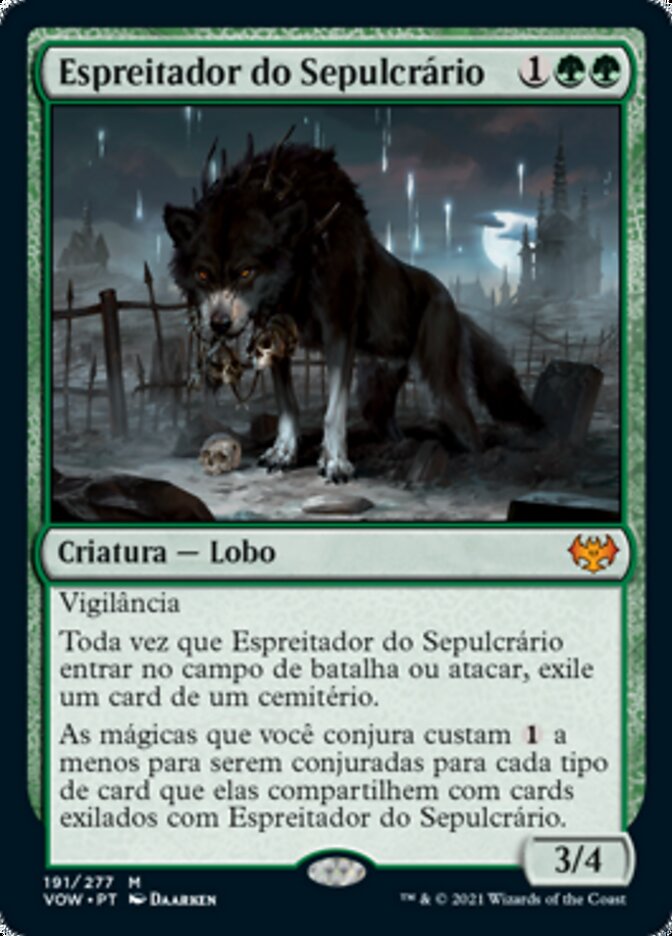 Espreitador do Sepulcrário / Cemetery Prowler - Magic: The Gathering - MoxLand