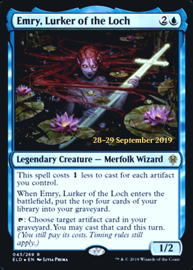 Emry, Espreitadora do Lago / Emry, Lurker of the Loch - Magic: The Gathering - MoxLand