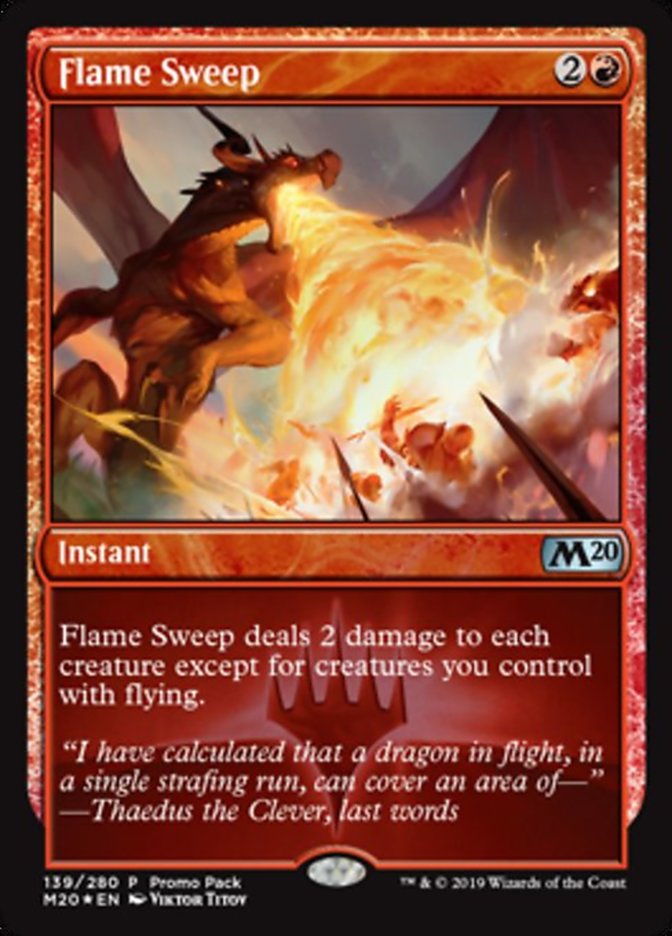 Varrer com as Chamas / Flame Sweep - Magic: The Gathering - MoxLand