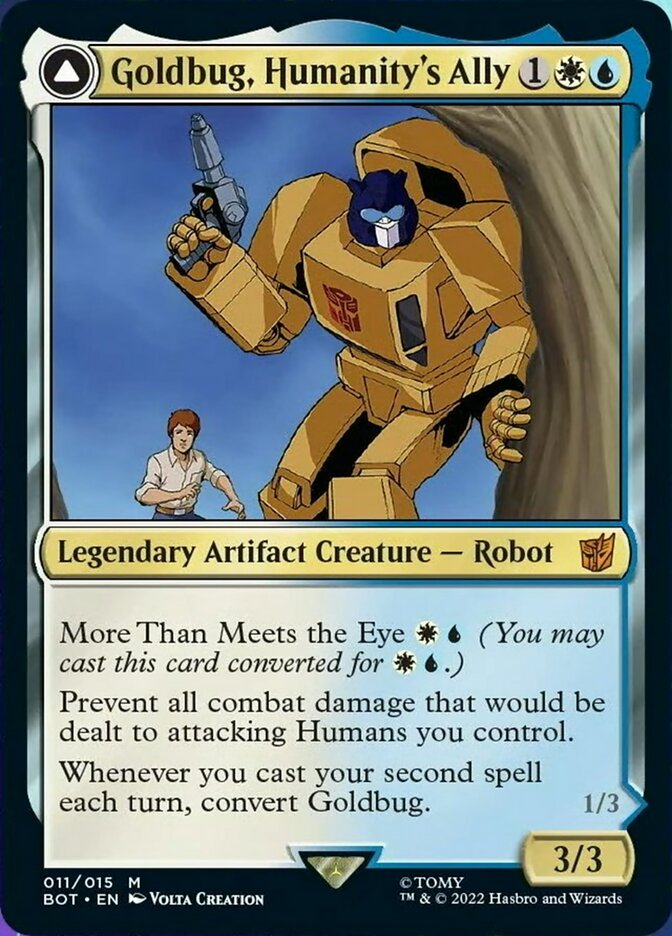 Goldbug, Aliado da Humanidade / Goldbug, Humanity's Ally - Magic: The Gathering - MoxLand