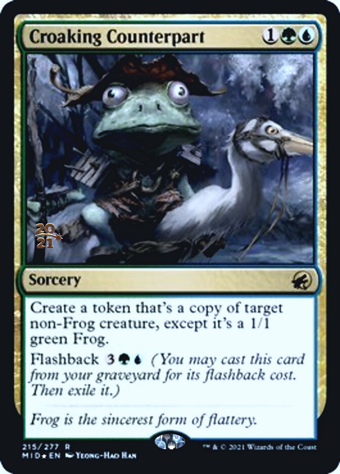 Contraparte Coaxante / Croaking Counterpart - Magic: The Gathering - MoxLand