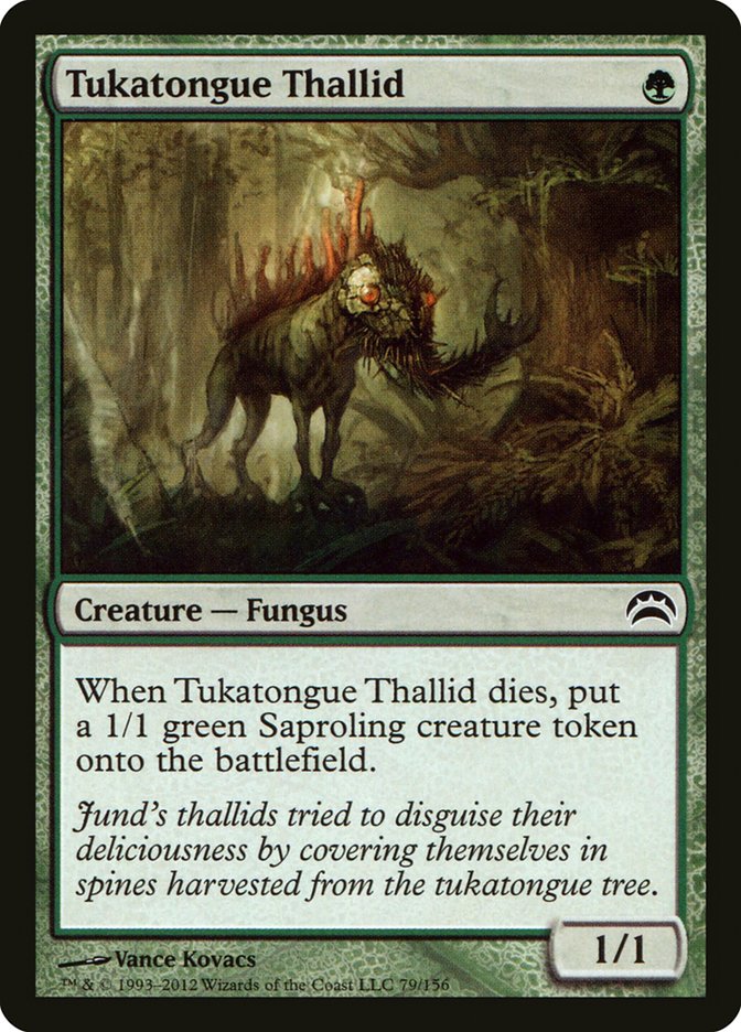 Talídia de Tukatunga / Tukatongue Thallid - Magic: The Gathering - MoxLand