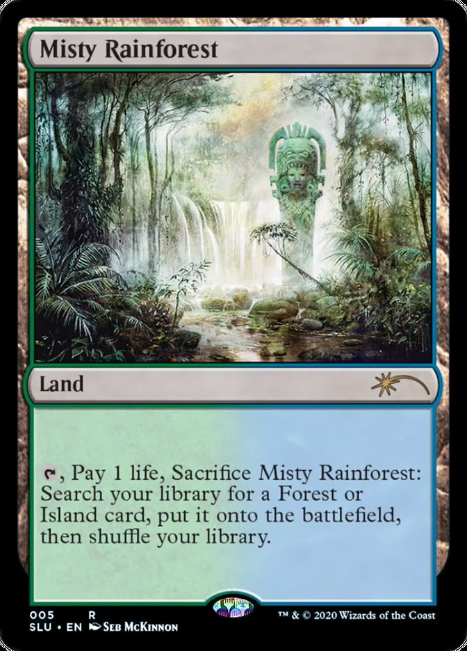 Floresta Tropical Nebulosa / Misty Rainforest - Magic: The Gathering - MoxLand