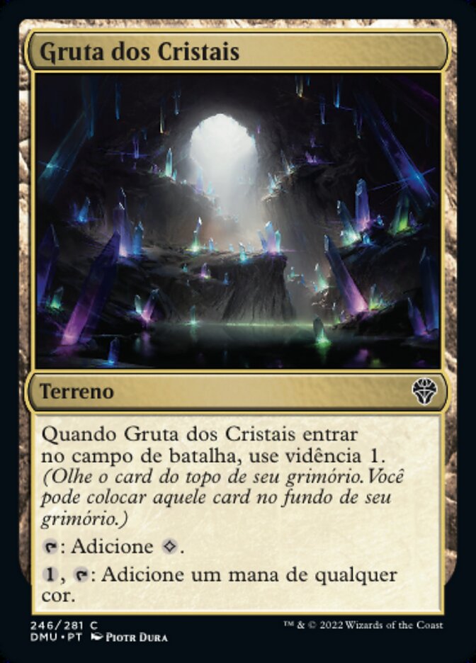 Gruta dos Cristais / Crystal Grotto - Magic: The Gathering - MoxLand